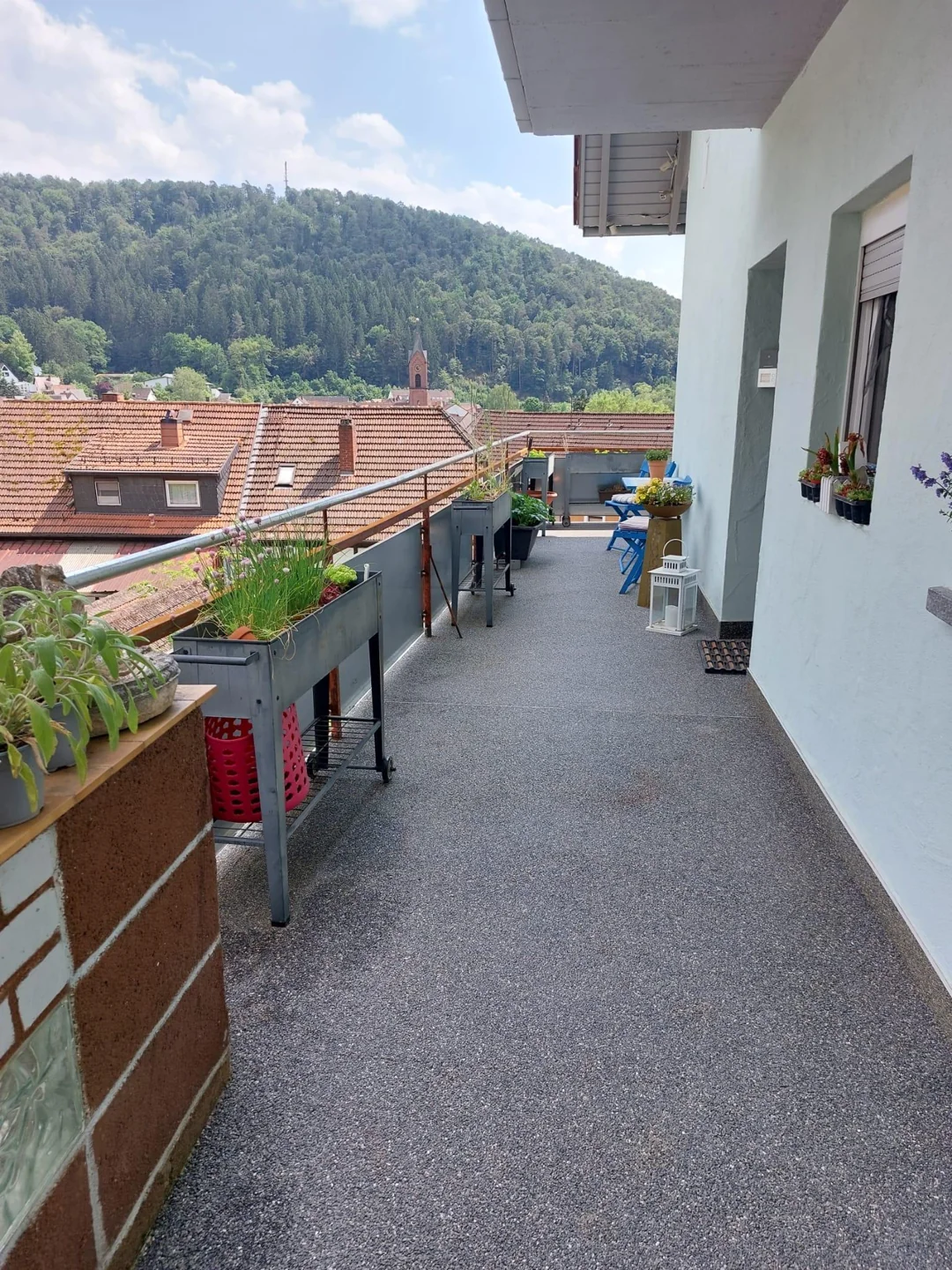 Ausblick von der Terrasse
