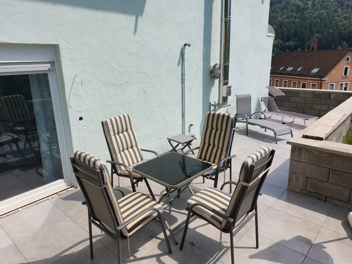 Sitzplatz auf der Terrasse